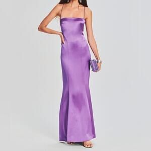Retrofete Women’s Lucinda Cowl Neck Dress in Orchid Purple Sz M